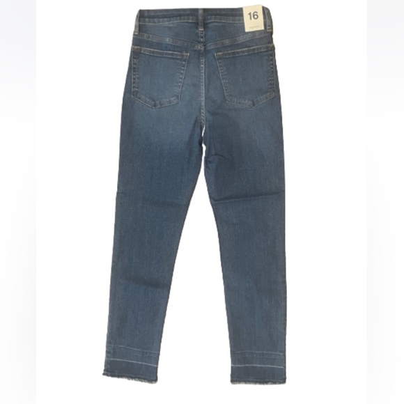 🆕 RESERVED XMS Gap Kids Girls Sky High Distressed Skinny Jeans with Washwell 16 - Picture 7 of 13